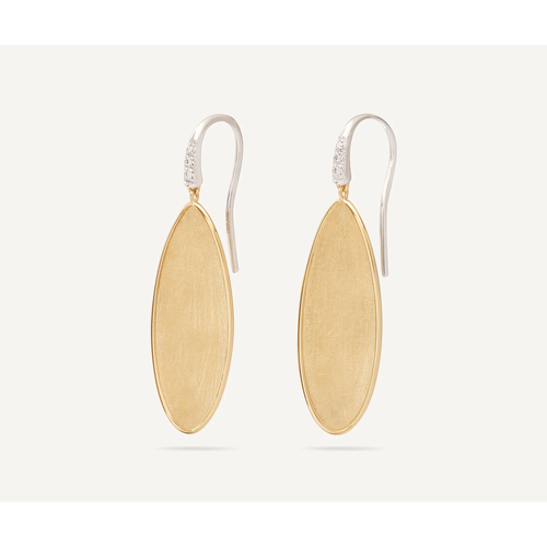 MARCO BICEGO LUNARIA TWIST WIRE DIAMOND DROP EARRINGS