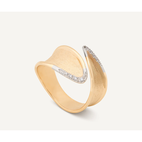 MARCO BICEGO LUNARIA TWIST DIAMOND WRAP RING