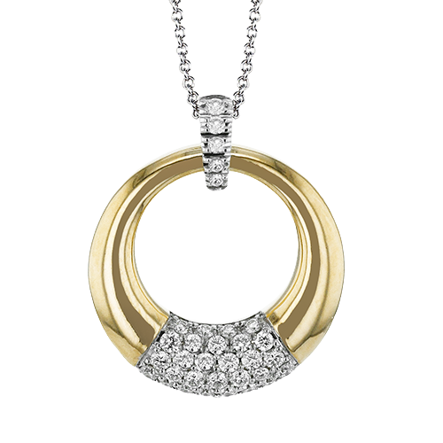 SIMON G FASHION DIAMOND FASHION CIRCLE PENDANT