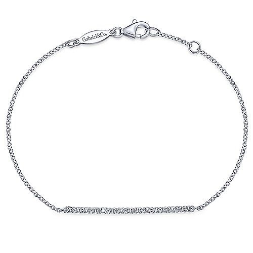 GABRIEL AND CO FASHION CLASSIC DIAMOND BAR BRACELET