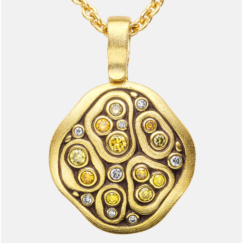 ALEX SEPKUS SWIRLING WATER DIAMOND PENDANT