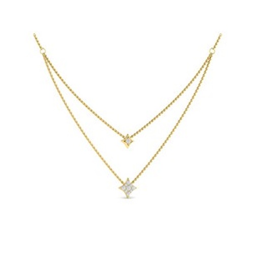 VLORA FASHION DIAMOND DROP PENDANT