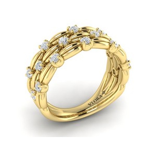 VLORA FASHION BAMBOO DIAMOND BAND