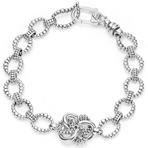 LAGOS LOVE KNOT STATION  LINK BRACELET