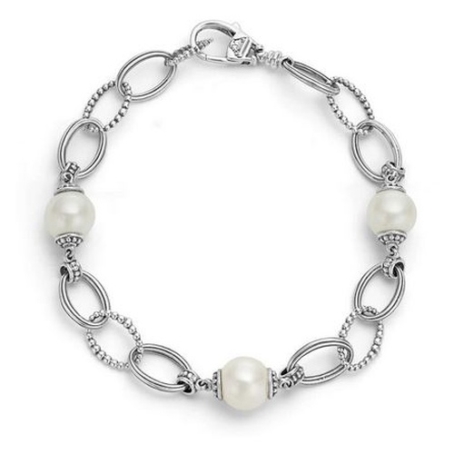LAGOS LUNA PEARL STATION BRACELET