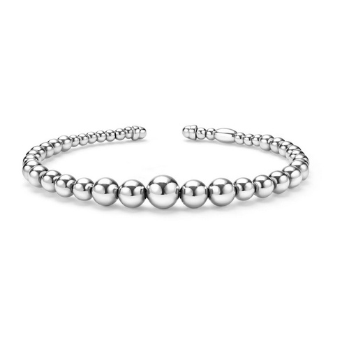 LAGOS SIGNATURE CAVIAR BUBBLY CUFF BRACELET