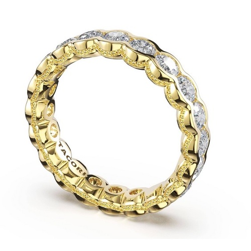 TACORI FOUNDERS COLLECTION SEMI BEZEL ETERNITY BAND