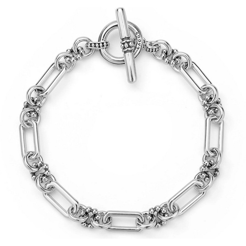 LAGOS SIGNATURE CAVIAR PETITE LINK BRACELET