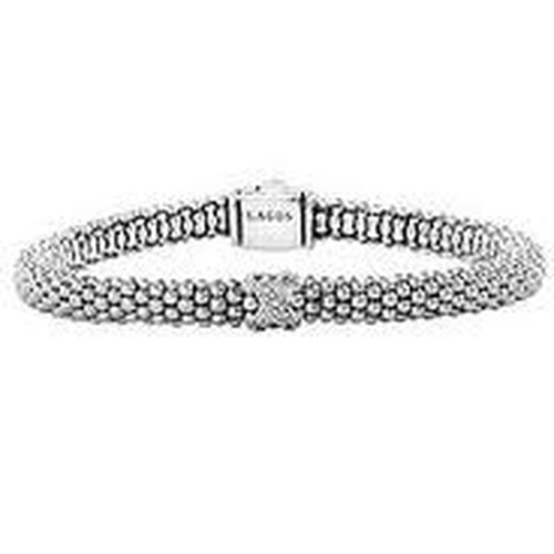 LAGOS CAVIAR LUX DIAMOND SINGLE STATION BRACELET