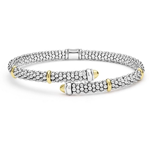 LAGOS SIGNATURE CAVIAR VERSA TORQUE BYPASS BRACELET