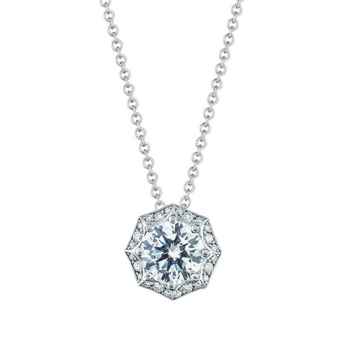 TACORI LABORATORY GROWN DIAMOND ART DECO BLOOM PENDANT