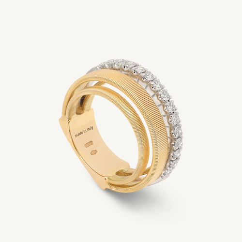 MARCO BICEGO MASAI 4 STRAND DIAMOND BAND