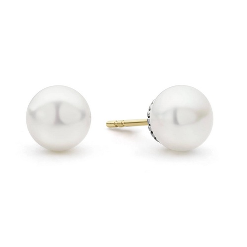 LAGOS LUNA PEARL STUD EARRINGS