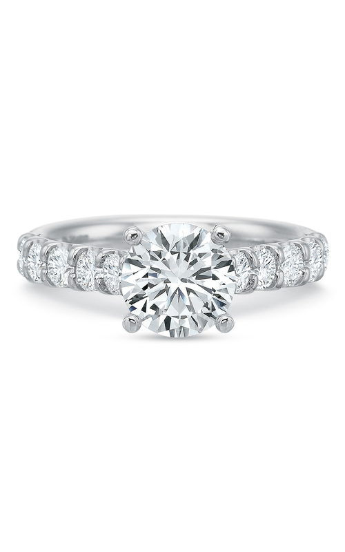 Precision Set Shared Prong Engagement Ring 617518w
