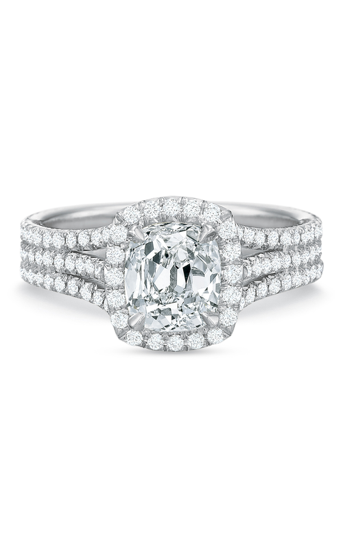 Precision Set Shared Prong Engagement Ring 261418w