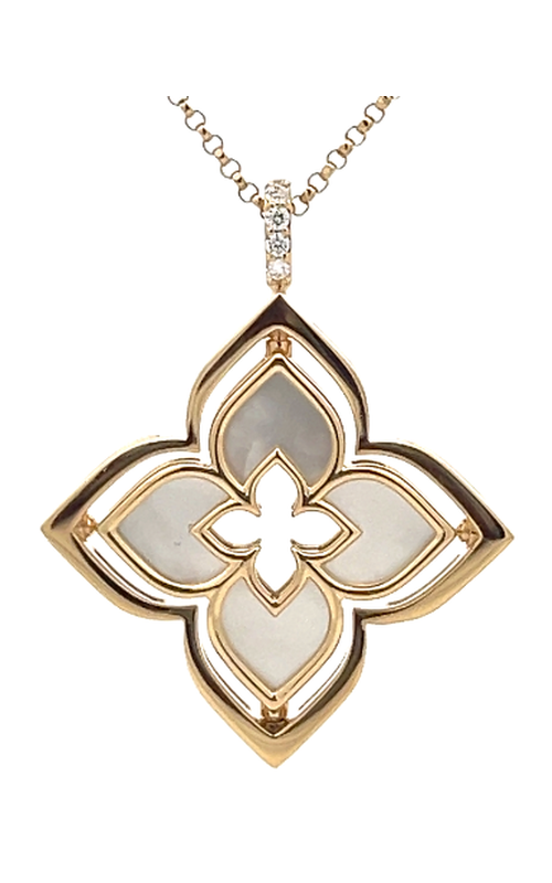 Elegant 18K Yellow Gold Gemstone Necklace