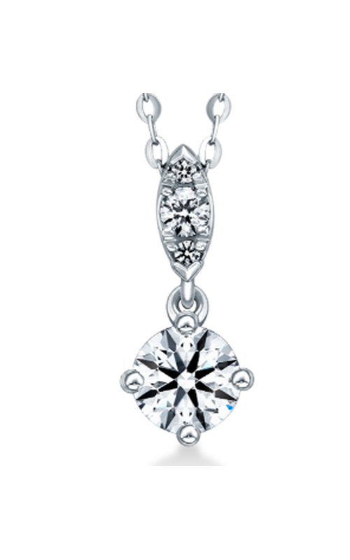 Luxurious 18K White Gold Drop Necklace
