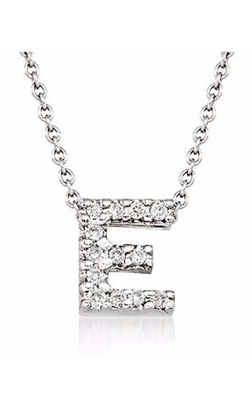 18K Yellow Gold Initial Necklace