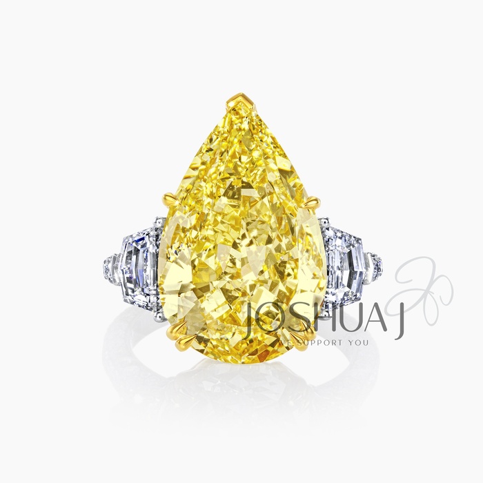 Fancy Light Pear Diamond Ring
