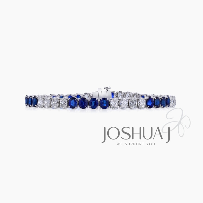 Oval Sapphire Bracelet
