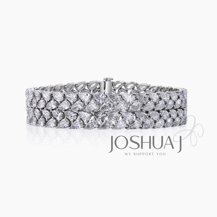 Pear Diamond Bracelet