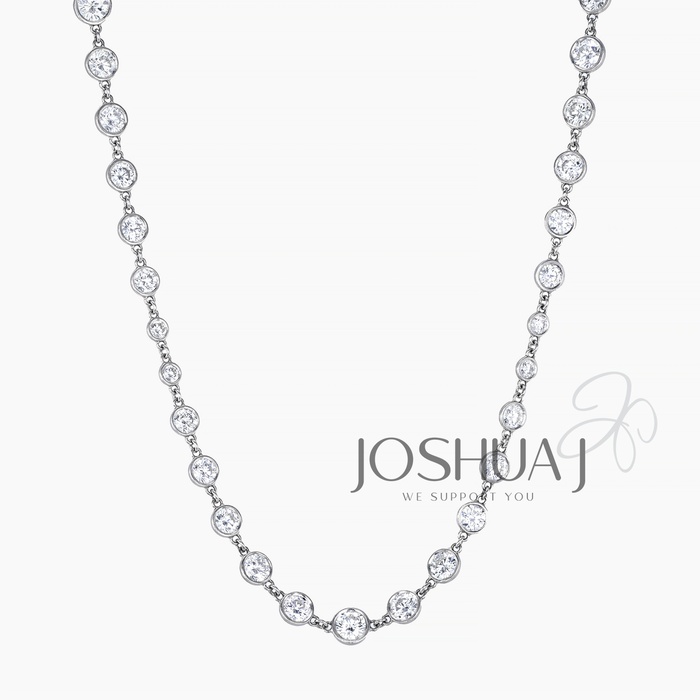 Round Diamond Necklace