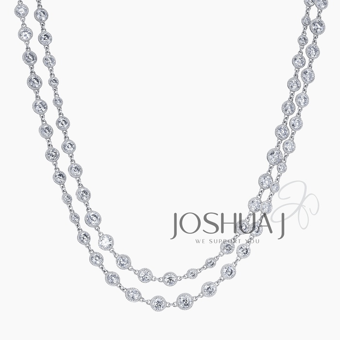 Round Diamond Necklace