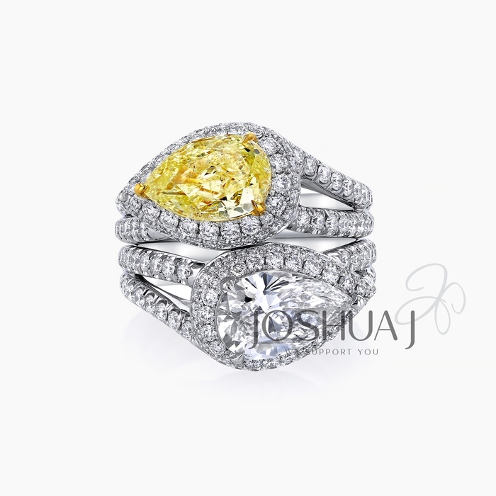 Pear Diamond Ring
