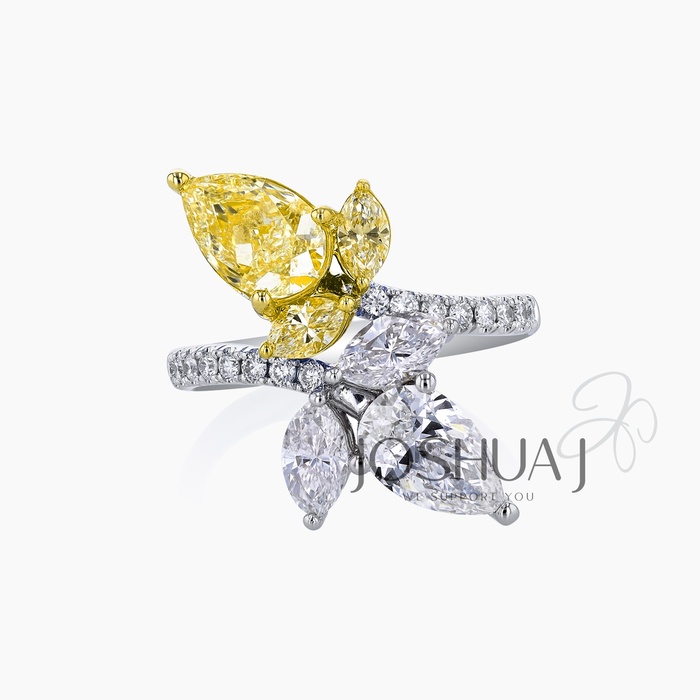 Pear Diamond Ring