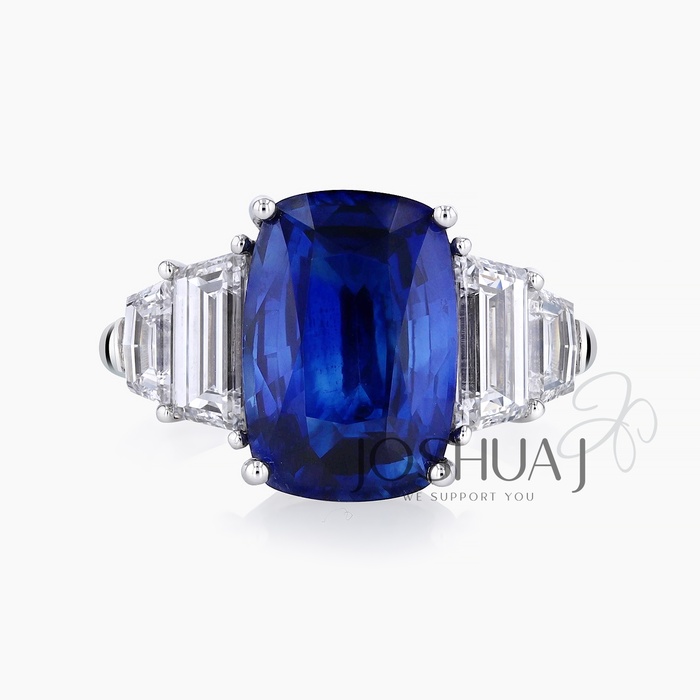 Cushion Sapphire Ring