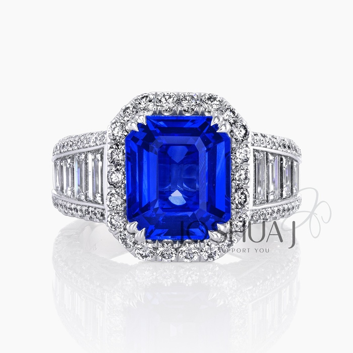 Emerald-Cut Sapphire Ring