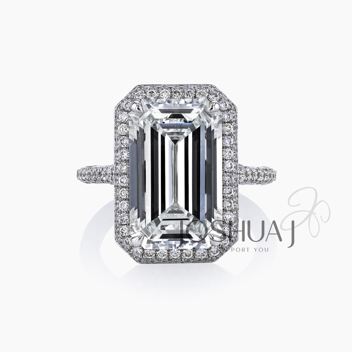 Emerald-Cut Diamond Ring