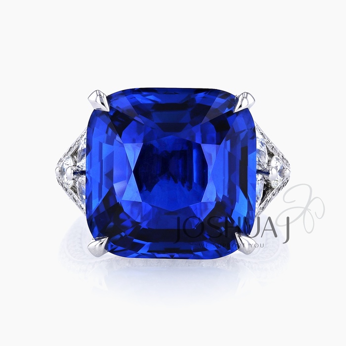 Cushion Sapphire Ring