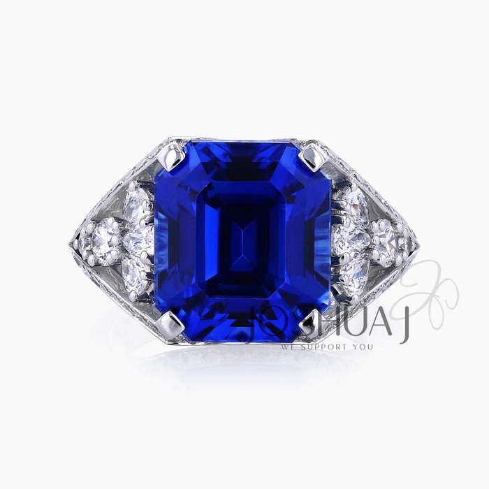 Pear Sapphire Ring