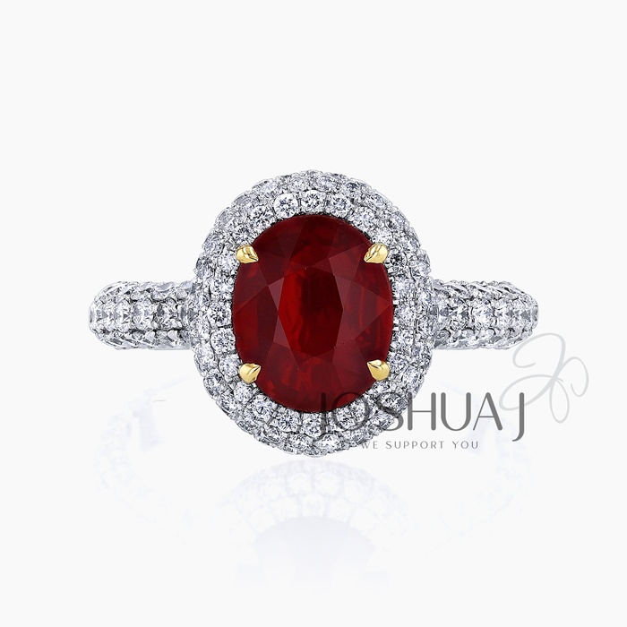 Oval Ruby Ring