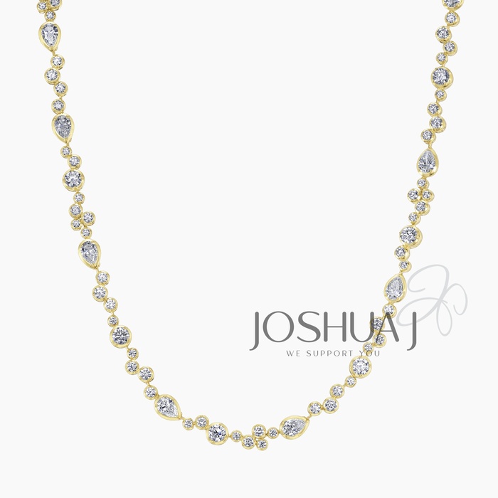 Pear Diamond Necklace
