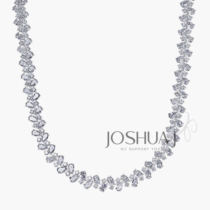 Pear Diamond Necklace
