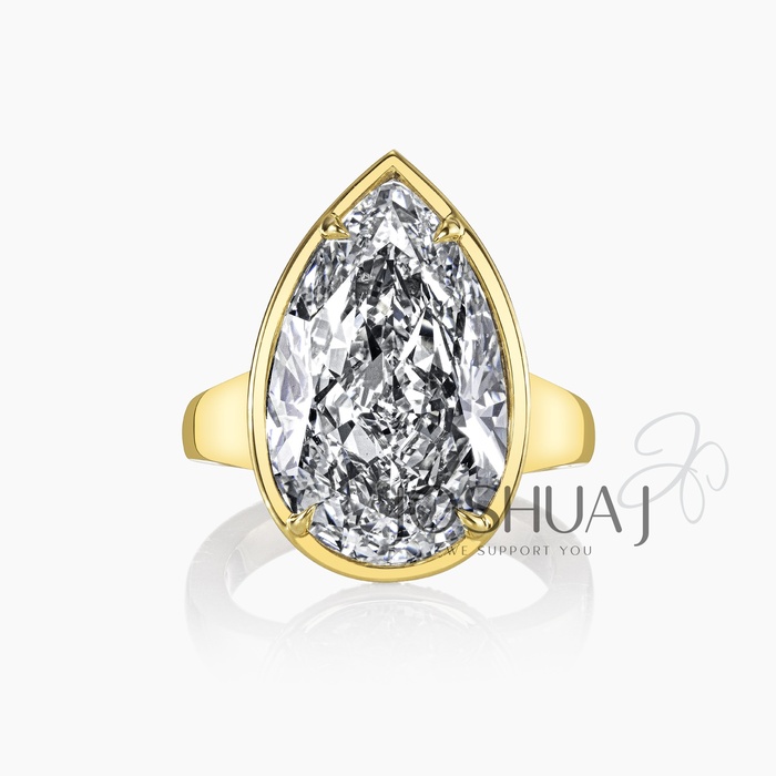 Pear Diamond Ring