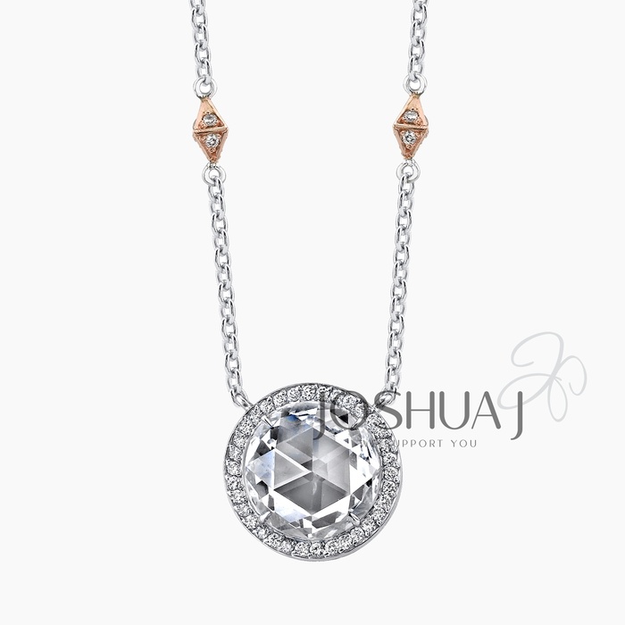 Round Diamond Necklace
