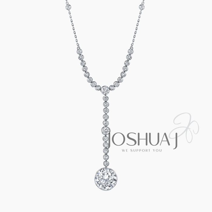 Round Diamond Necklace
