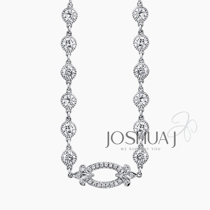 Round Diamond Necklace