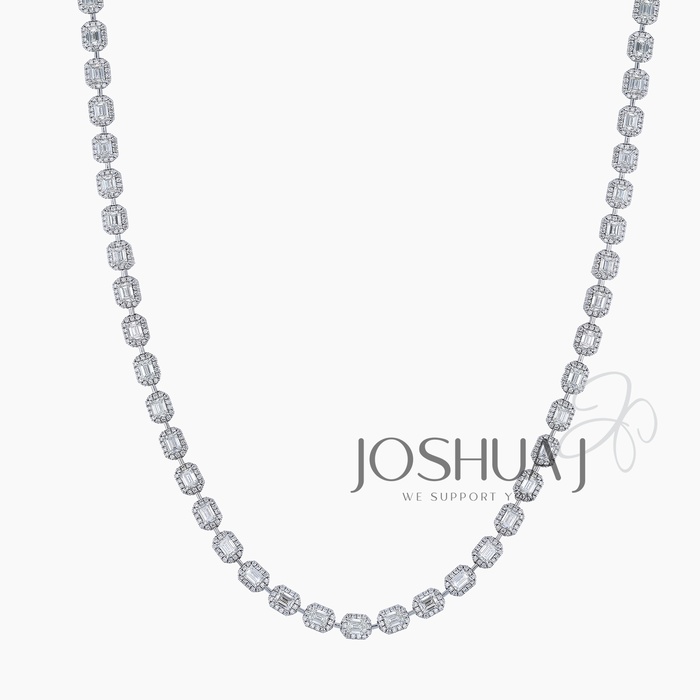 Round Emerald Necklace