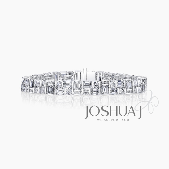Emerald-Cut Diamond Bracelet