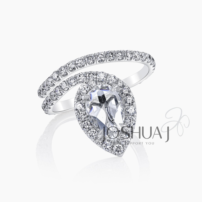 Pear Diamond Ring