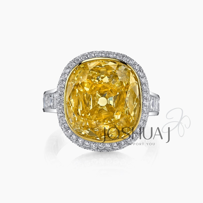 Fancy Light Cushion Diamond Ring