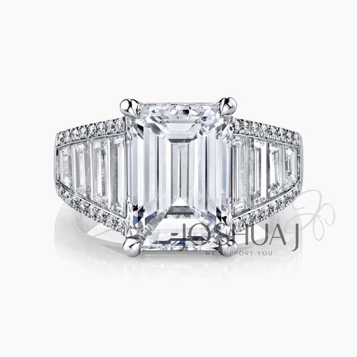 Emerald-Cut Diamond Ring