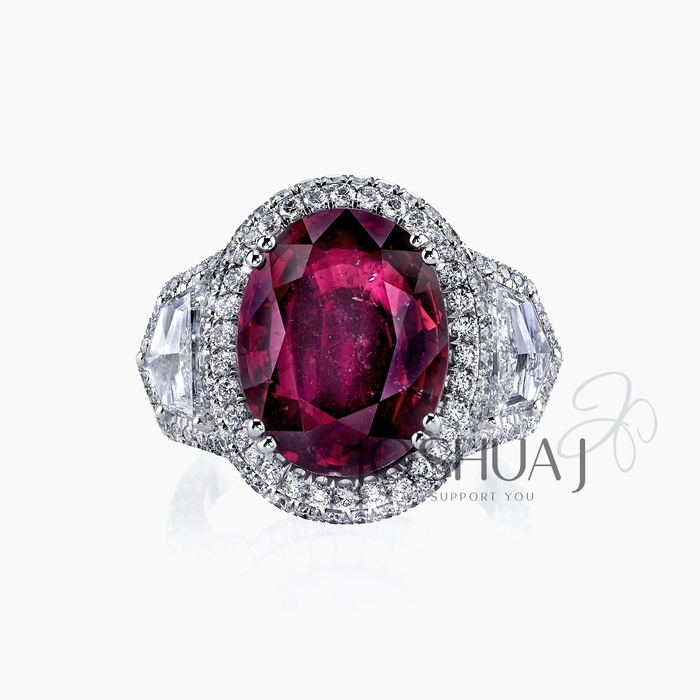 Round Ruby Ring