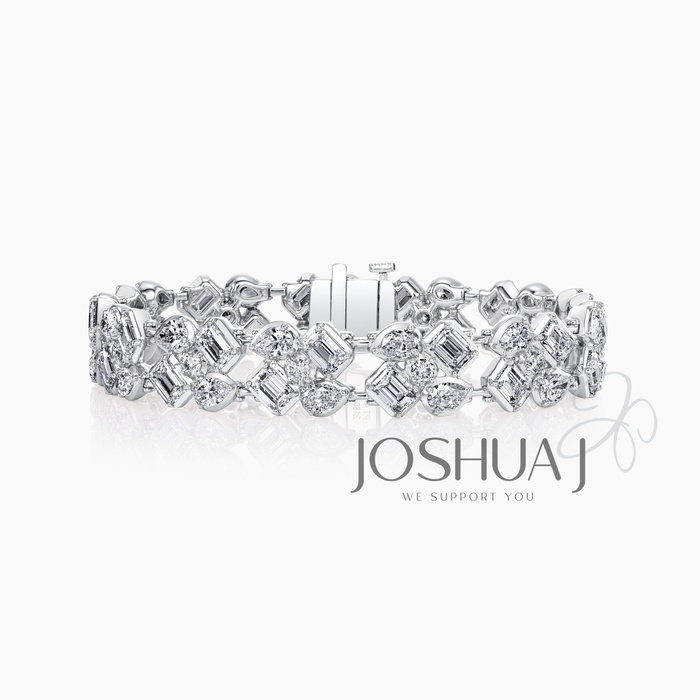 Emerald-Cut Diamond Bracelet