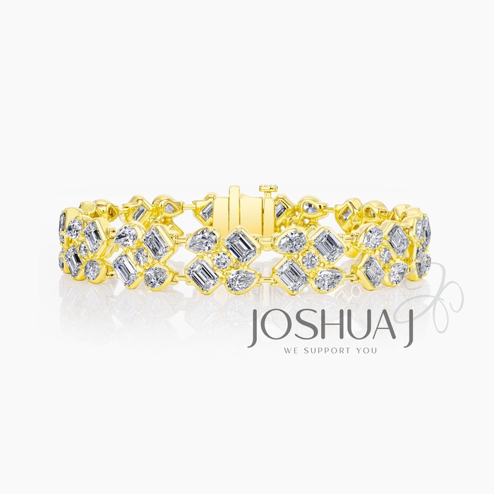 Emerald-Cut Diamond Bracelet
