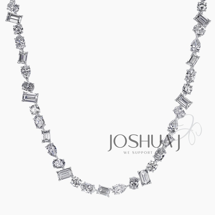 Pear Diamond Necklace